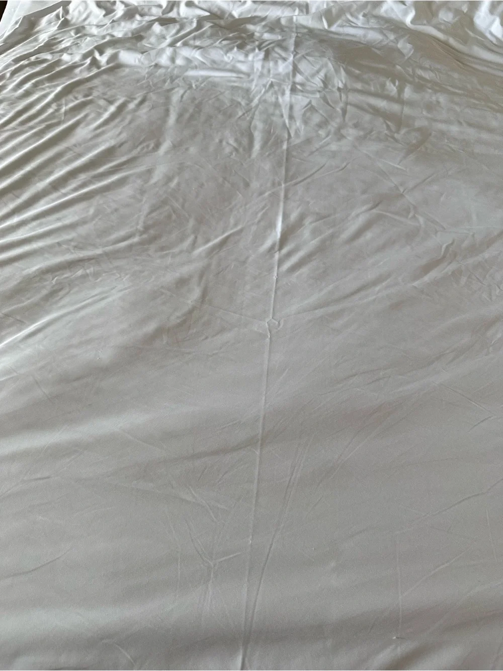 Monarch Cypress Microfiber White Queen Size Flat Sheet